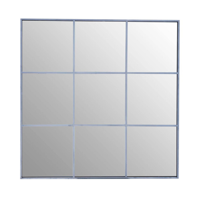 Interiors by Premier Wall Mirror Oriel Square Silver 95x95cm - image 1