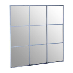 Interiors by Premier Wall Mirror Oriel Square Silver 95x95cm - thumbnail 2