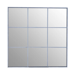 Interiors by Premier Wall Mirror Oriel Square Silver 95x95cm - thumbnail 1