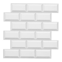 LIVINGANDHOME 12Pcs Self-Adhesive Wall Tile Stickers