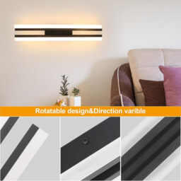 Pheashine Indoor LED wall lamp 16W, 40cm, 3000K warm white light - thumbnail 2