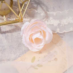 Wei’s Moment 20Pcs Artificial Flowers Roses, Real Touch  Foam Roses, Fake Flowers Rose for DIY Wedding Bridal Bouquets Baby Shower Table Centerpieces Home Decorations, Cream Meat pink - thumbnail 4