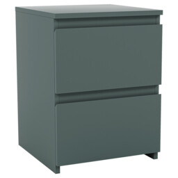 Vida Designs Bedside Table Denver 2 Drawers Green - thumbnail 5