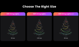 Yeelight Smart Holiday String Lights -12V-200L-20m-BLE – RGB Ambient & Mood Decorative Lights with App Control & Music Sync for Home, Party & Seasonal Decoration - thumbnail 3