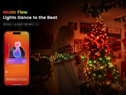 Yeelight Smart Holiday String Lights -12V-200L-20m-BLE – RGB Ambient & Mood Decorative Lights with App Control & Music Sync for Home, Party & Seasonal Decoration - thumbnail 5