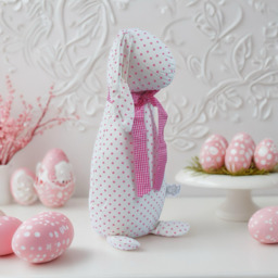 Easter blush pink Rabbit Decoration Garden Courtyard Decoration Easter Ornament Easter Decorations - thumbnail 5