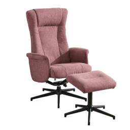Armchair & Footstool Apero Recliner Rose Pink - thumbnail 3