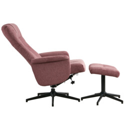 Armchair & Footstool Apero Recliner Rose Pink - thumbnail 7