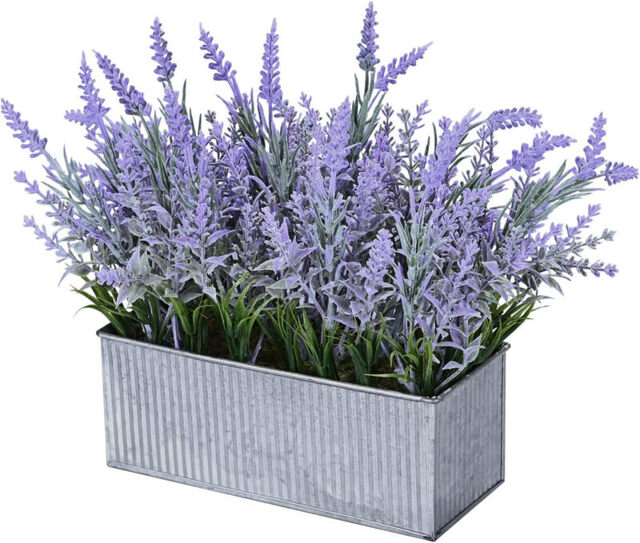 DDHS Fake Lavender Plant-1pcs - image 1