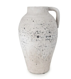 Candlelight Vase Urn Rustic Terracotta Stone Effect H:37.5cm - thumbnail 1