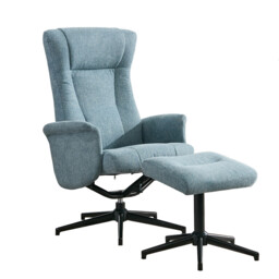 Armchair & Footstool Apero Recliner Ice Blue - thumbnail 2