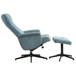 Armchair & Footstool Apero Recliner Ice Blue - thumbnail 7