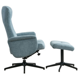 Armchair & Footstool Apero Recliner Ice Blue - thumbnail 4