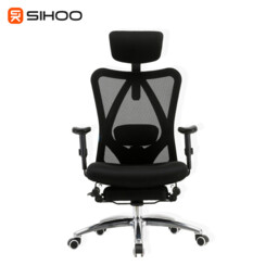 Sihoo M18JT Ergonomic Office Chair with Footrest, Breathable Mesh Design High Back Computer Chair, Adjustable Headrest and Lumbar Support - thumbnail 7