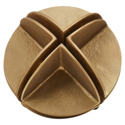 Fifty Five South Sculpture Prato Shaped Brass - thumbnail 3