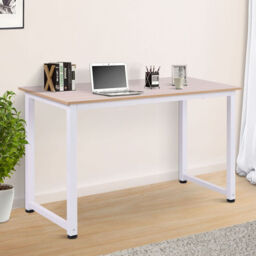 HOMCOM Desk Workspace Oak Effect/White - thumbnail 4