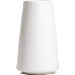 1pc/15cm/6in, White Ceramic Vase - Flower Vase Minimalism Style for Modern Table Shelf Home Decor, Fit for Fireplace Bedroom Kitchen Living Room Centerpieces Office Desk (Solid White） - thumbnail 1