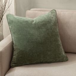 Yard Cushion Heavy Chenille Square Eucalyptus 50x50cm - thumbnail 1