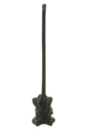 Maison by Premier Black Metal Elephant Toilet Roll Holder - thumbnail 4