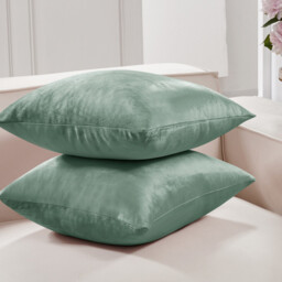 Deconovo DutchVelvet cushion cover light green color 50*50cm 1pc - thumbnail 6