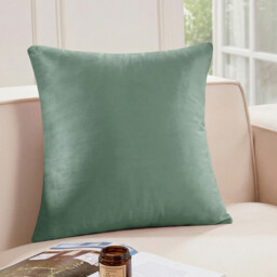 Deconovo DutchVelvet cushion cover light green color 50*50cm 1pc - thumbnail 4