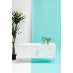 Interiors by Premier Sideboard Cabinet Academy Metal White - thumbnail 1