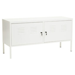 Interiors by Premier Sideboard Cabinet Academy Metal White - thumbnail 3