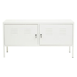 Interiors by Premier Sideboard Cabinet Academy Metal White - thumbnail 7