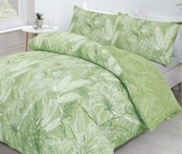 NightComfort Duvet Cover Set Madeira Reversible Green Double - thumbnail 2