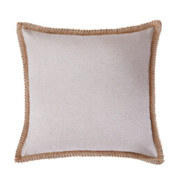 MEROPE, Polyester Linen look Cushion Cover, 50x50cm, bleach, 1pack - thumbnail 6