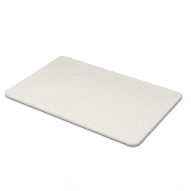 Addis Functional Diatomite Quick Dry Bath Mat - White - image 1