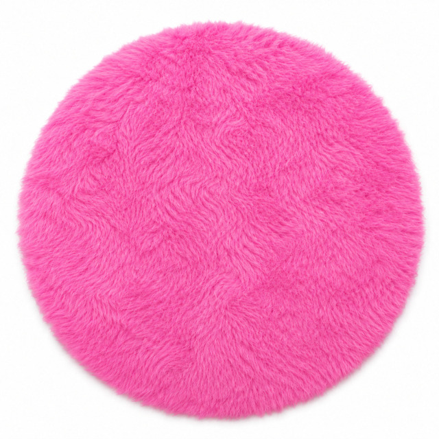 Wool-like round floor mat 180x180cm - image 1
