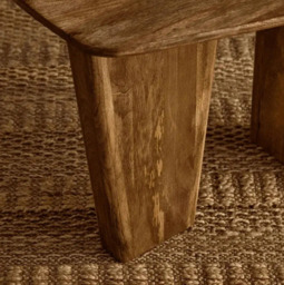 Fifty Five South Coffee Table Walsa Triangle Solid Mango Wood Natural - thumbnail 3