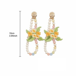 Huacan Spring Blossom Cufflinks [2 pcs] - thumbnail 5