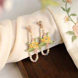 Huacan Spring Blossom Cufflinks [2 pcs] - thumbnail 7