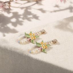 Huacan Spring Blossom Cufflinks [2 pcs] - thumbnail 4