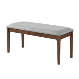 Dining Bench Orlando Walnut/Grey - thumbnail 6