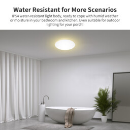 Yeelight Ultra Slim Smart Ceiling Light 0.98 inch Thin IP54 RGB Backlight WiFi App Voice Control ABS+PC YLXDD-0033, New Year Sale , Top gift picks - thumbnail 3