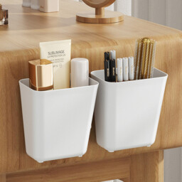 JORDAN&JUDY 4-Piece Wall-Mounted Storage Box Set, for Remotes & Small Items - thumbnail 2