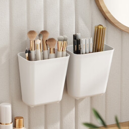 JORDAN&JUDY 4-Piece Wall-Mounted Storage Box Set, for Remotes & Small Items - thumbnail 4