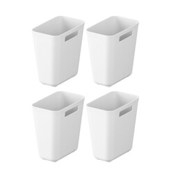 JORDAN&JUDY 4-Piece Wall-Mounted Storage Box Set, for Remotes & Small Items - thumbnail 1