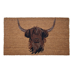 Likewise Doormat Highland Cow Coir 40x70cm - thumbnail 2