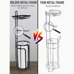 SRD Freestanding Multi-Tiered Flat Metal Towel Rack, New Year Sale , Top gift picks - thumbnail 2