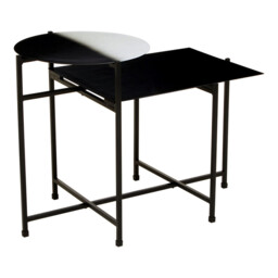 Fifty Five South Side Table Rasmus 2 Tier Metal Ombre Black/White - thumbnail 5