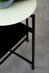 Fifty Five South Side Table Rasmus 2 Tier Metal Ombre Black/White - thumbnail 7