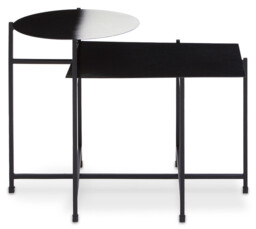 Fifty Five South Side Table Rasmus 2 Tier Metal Ombre Black/White - thumbnail 4