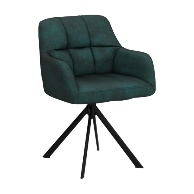 chairus Velvet Desk Chair Upholstered Armchair Home Office Chair 360°Swivel - image 1