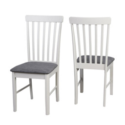 Dining Chairs Altona Grey/Charcoal 2pcs - thumbnail 5