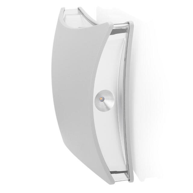LED Wall Light Brushed Aluminium - image 1