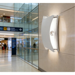 LED Wall Light Brushed Aluminium - thumbnail 2
